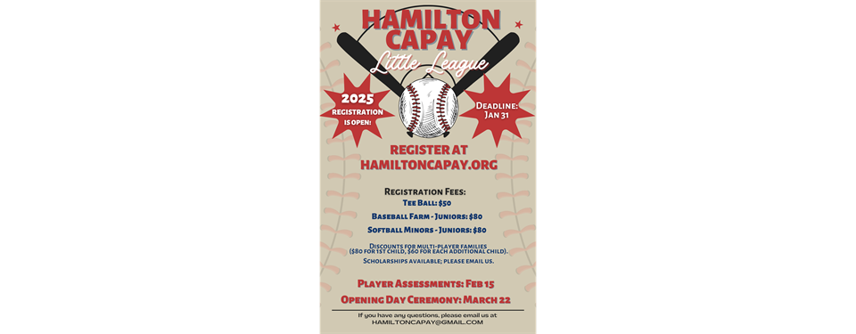 Registration is now Open!